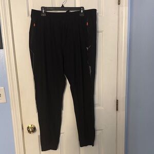 Baleaf Women's Black Joggers with Subtle Reflective Accents